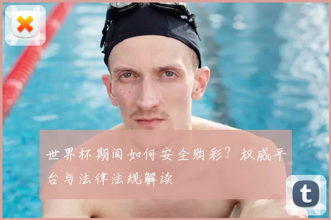 世界杯期间如何安全购彩？权威平台与法律法规解读